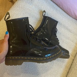 Patent Black Dr Martens size 6